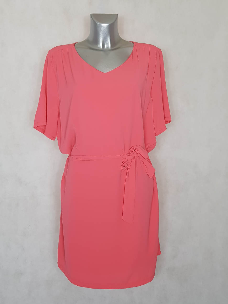 robe manche courte droite
