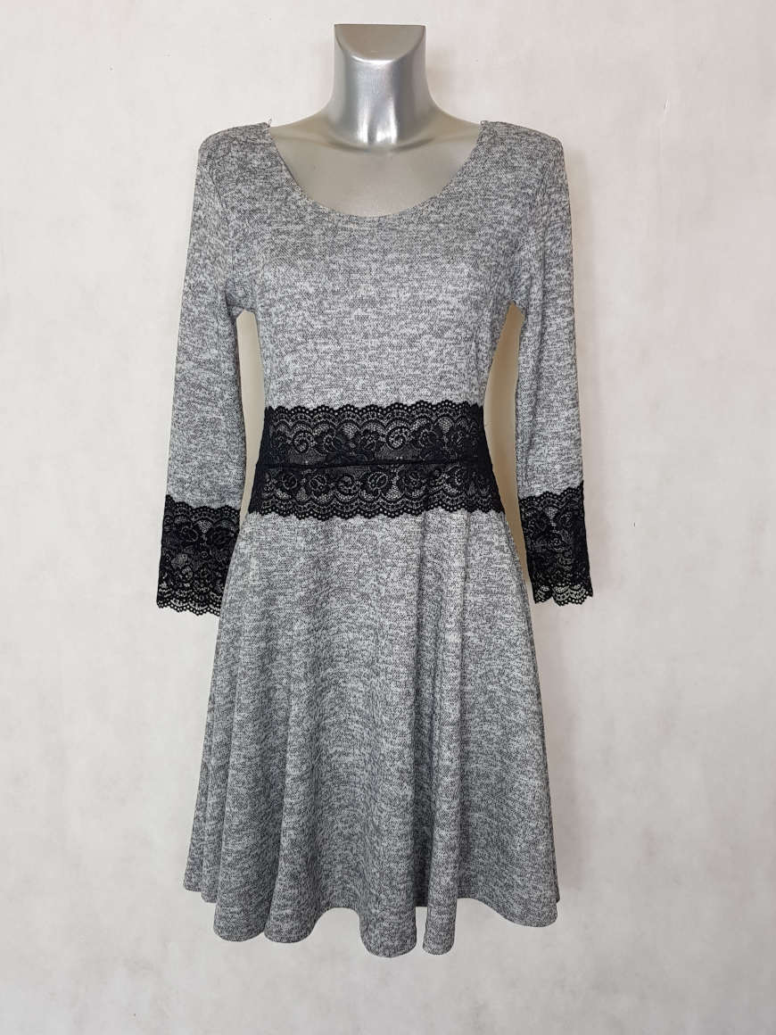 robe pull gris chine