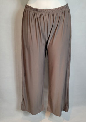 Pantalon large stylé femme ronde taille élastique