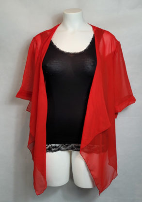 Gilet en voile transparent clearance