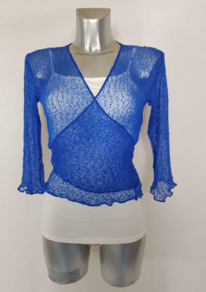 gilet maille ajourée femme
