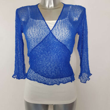 gilet maille ajourée femme