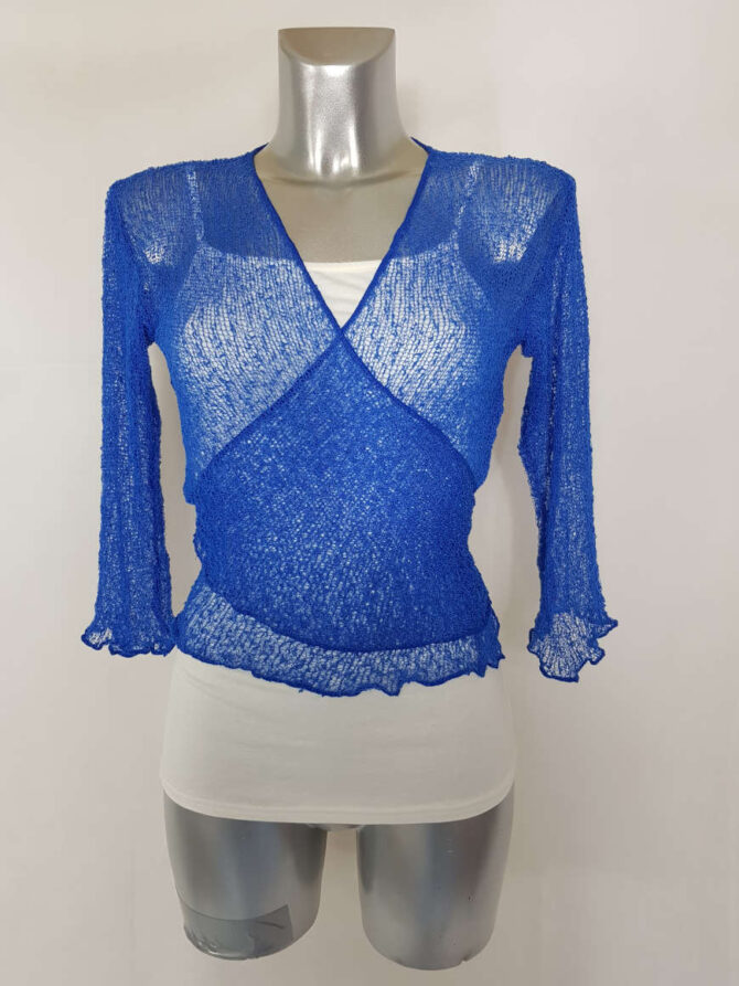 gilet maille ajourée femme