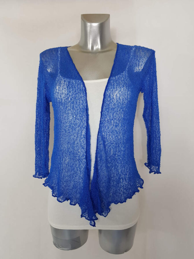 Veste bolero femme élégante manches courtes ¾