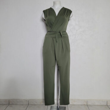 combinaison pantalon kaki femme​