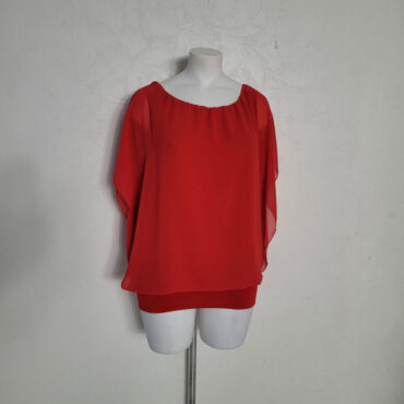 Madeleine vêtements femmes tunique rouge femme