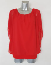 Aux Caprices de Madeleine vêtements femmes tunique rouge femme