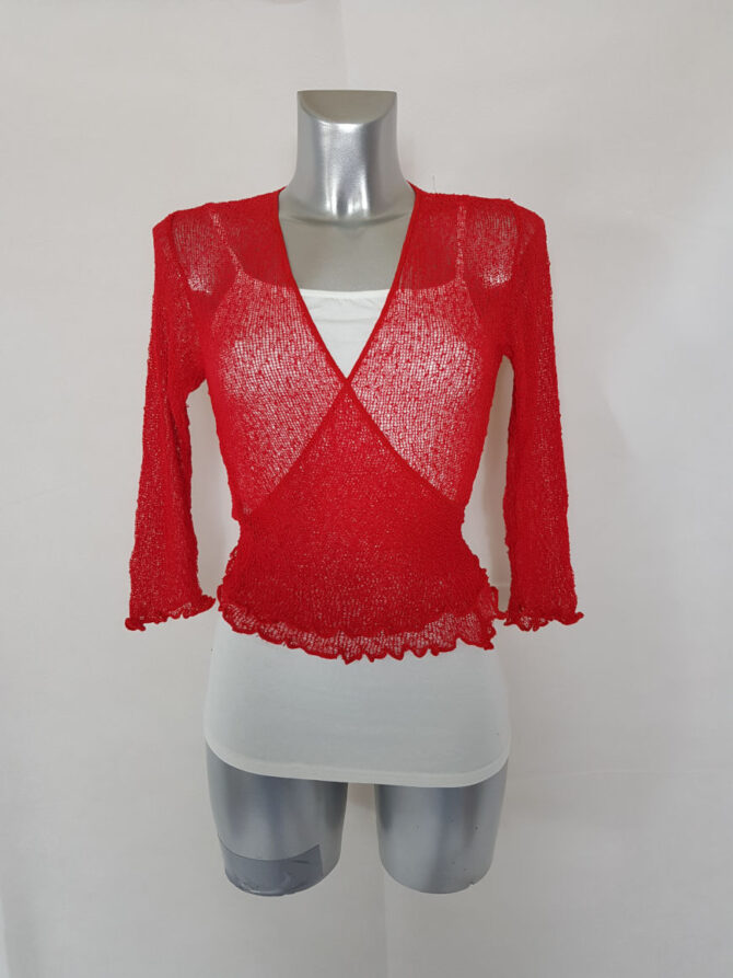 Bolero femme dentelle à nouer
