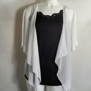 Gilet blanc femme mariage . bolero veste blanche femme gilets courts grande taille femme ronde