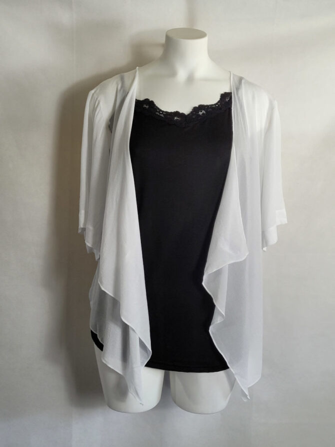 Gilet blanc femme mariage . bolero veste blanche femme gilets courts grande taille femme ronde
