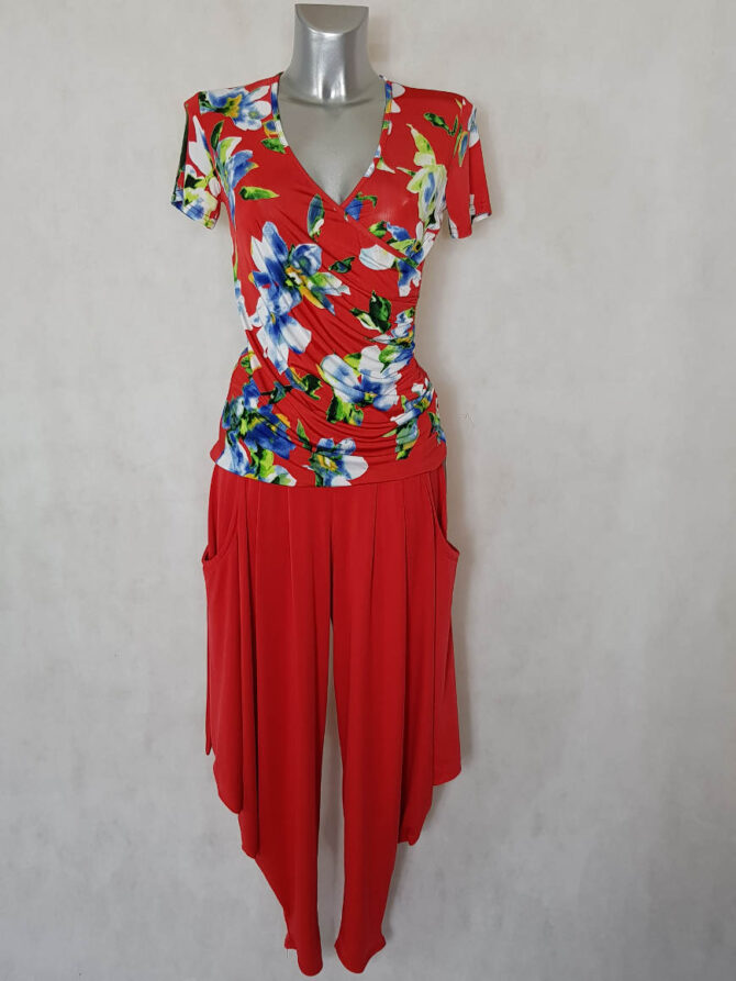 Rouge sarouel femme – Image 2