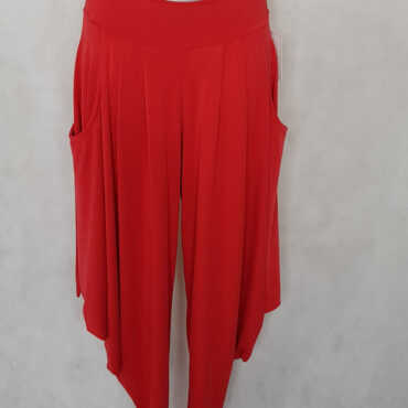 Sarouel femme tendance rouge confortable original