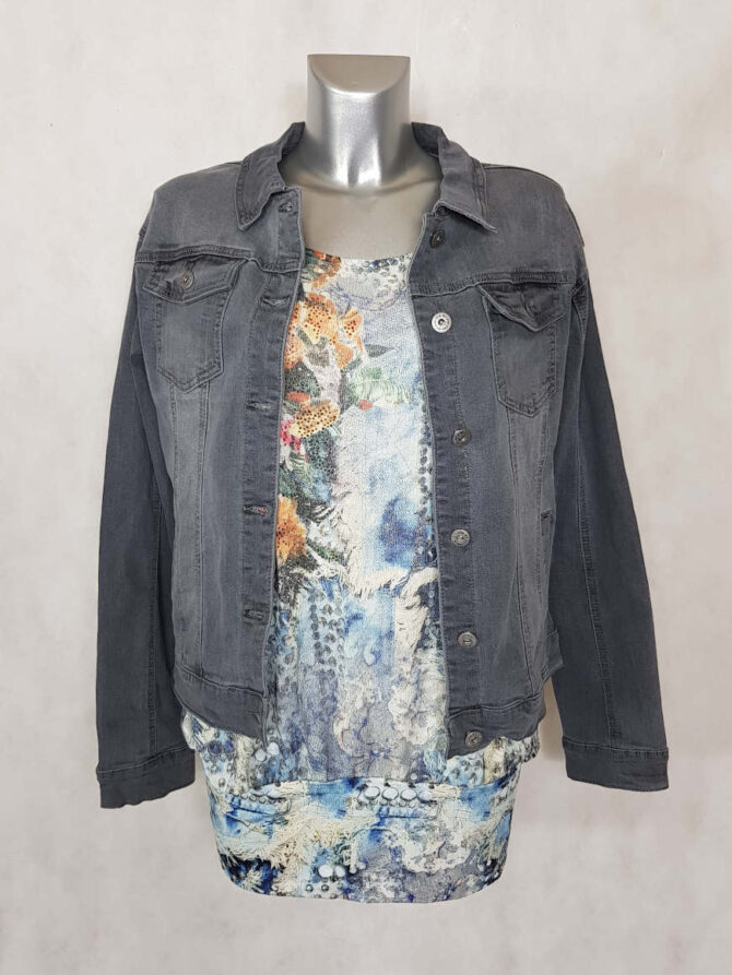 Veste Jeans gris – Image 2