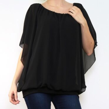 tunique noir ronde