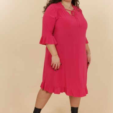 robe pour ronde avec du ventre | Robe amincissante pour femme ronde.Robe femme courte habillée fluides manches courtes