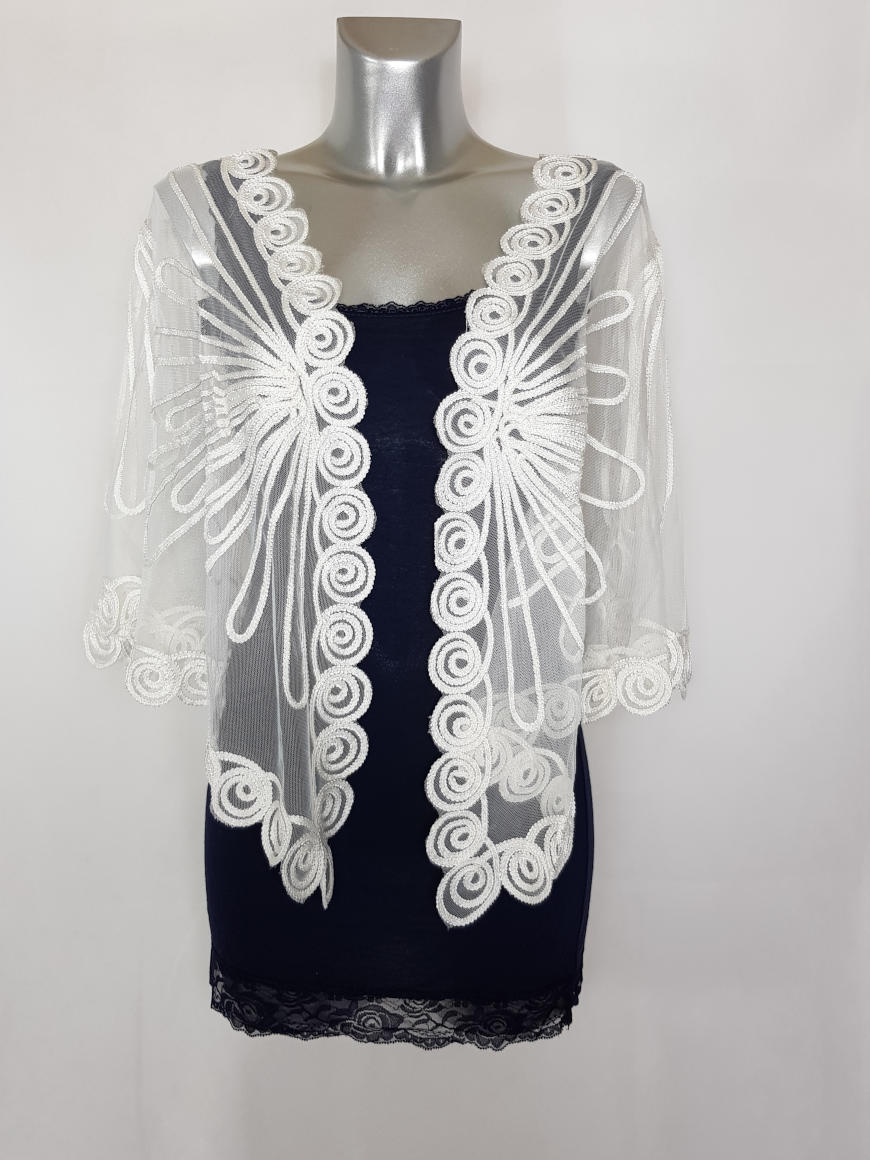 gilet dentelle grande taille