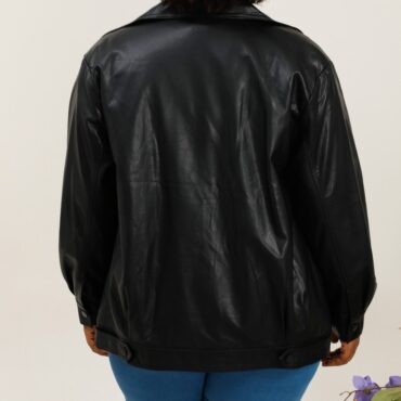 veste noir femme ronde