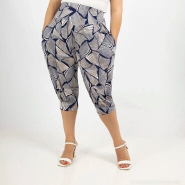 Sarouel chic pour femme taille élastique | pantalon bouffant adapté à diverses silhouettes : Les sarouels peuvent s'adapter à plusieurs morphologies, à condition de sélectionner la coupe appropriée et de les associer avec les vêtements adéquats