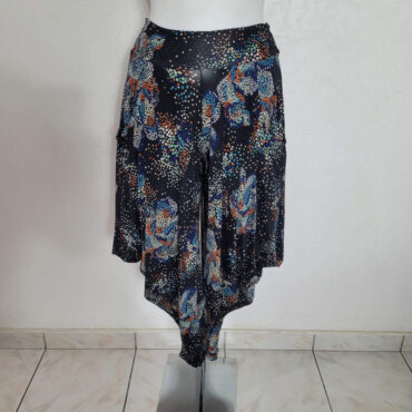 Sarouel chic pour femme taille élastique | pantalon bouffant adapté à diverses silhouettes : Les sarouels peuvent s'adapter à plusieurs morphologies, à condition de sélectionner la coupe appropriée et de les associer avec les vêtements adéquats