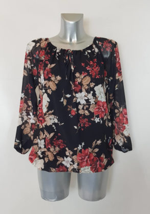 Blouse légère voile floral femme chic et tendance