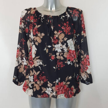 Blouse légère voile floral femme chic et tendance