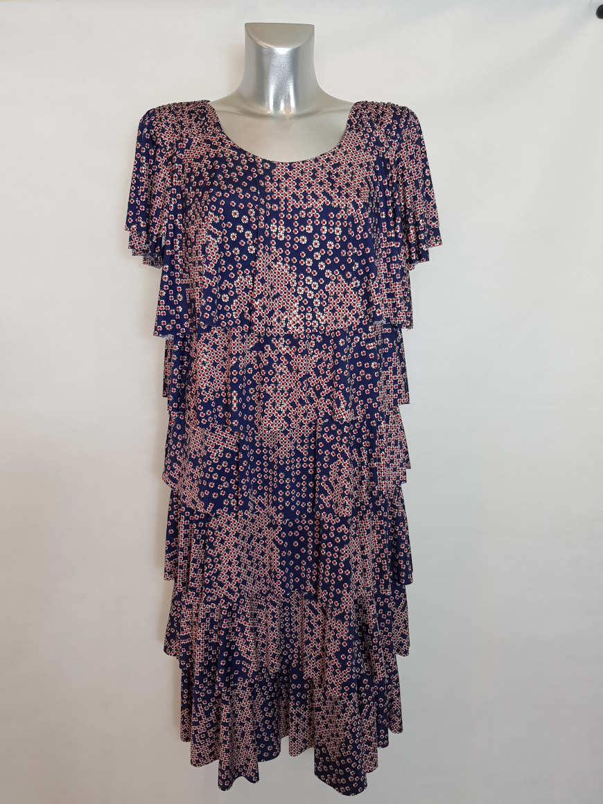 Robe tendance femme ronde manches courtes Caprices de madeleine