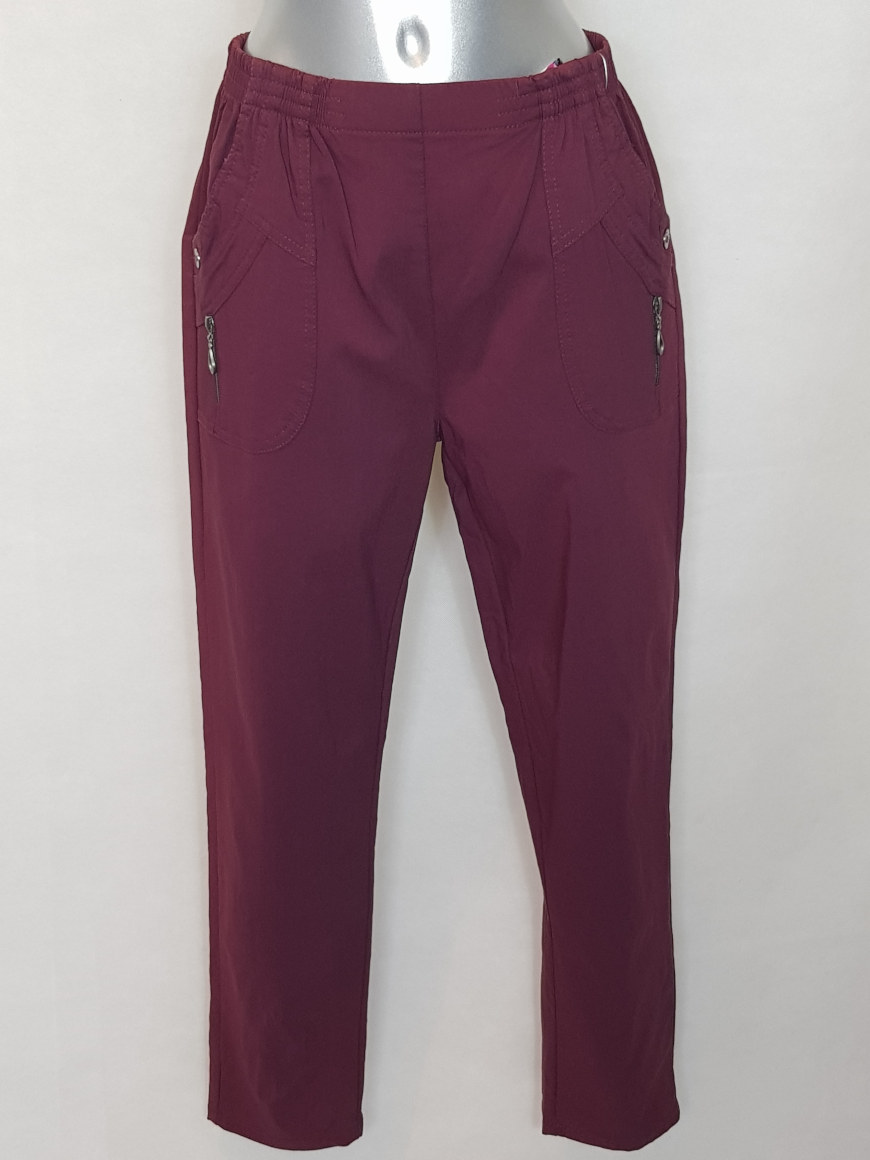 Pantalon femme grande taille été élastiqué chic Aude