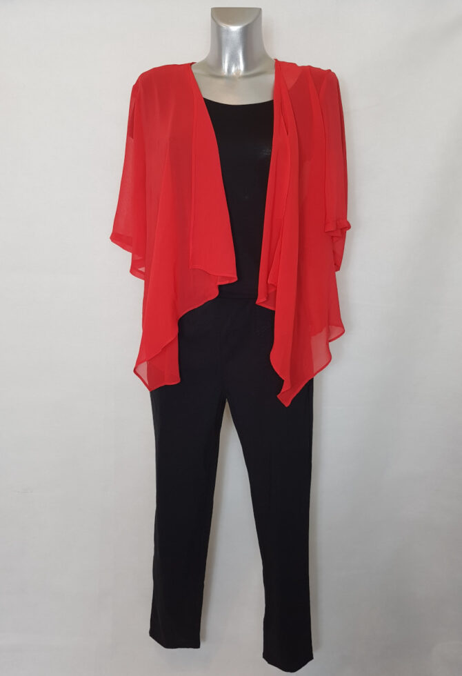 pantalon noir taille haute – Image 2