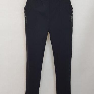 pantalon taille haute noir femme élégant. Tissu stretch agréable offrant un bon soutien sans être contraignant pour personne âgée .pantalon grande taille femme taille élastiquée