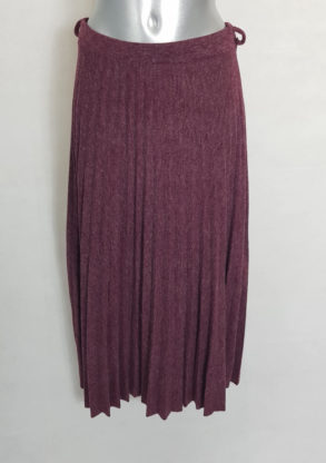Jupe pull longue plissée mode femme ronde chic