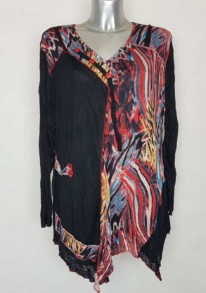 Tunique colorée fashion femme grande taille1
