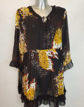 Tunique longue originale femme grande taille