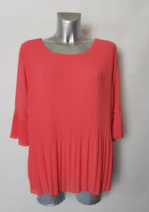 Blouse droite voile chic femme grande taille