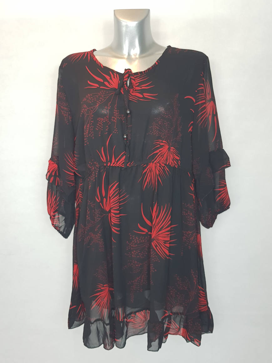 Tunique longue chic femme ronde élégante - Aux caprices de madeleine