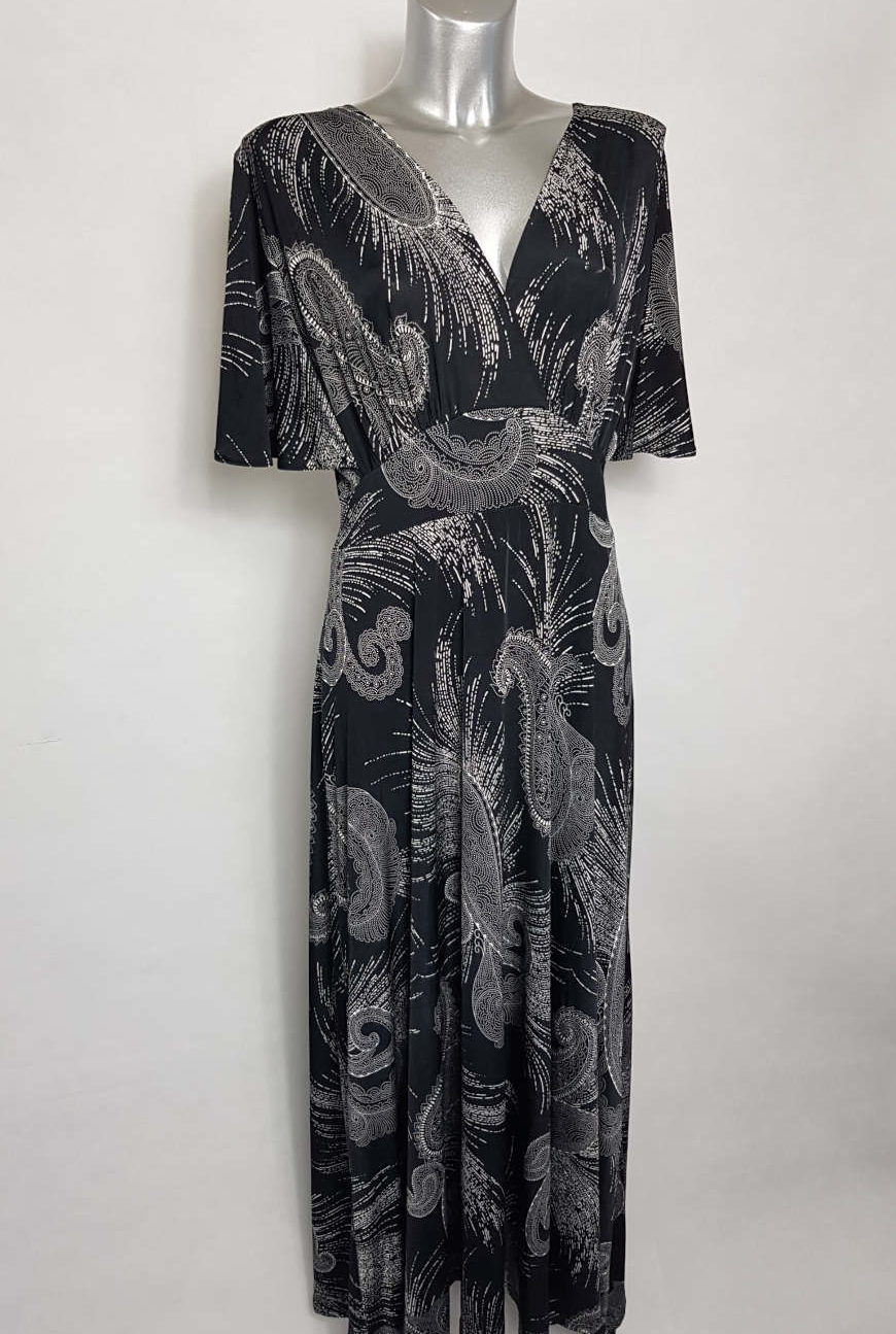 robe-longue-tendance-femme-grande-taille-col-v