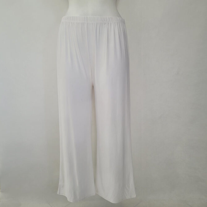 pantalon taille haute femme blanc grande taille