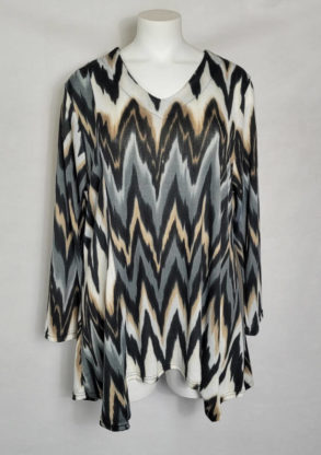 Tunique pull ethnique tendance femme ronde chic