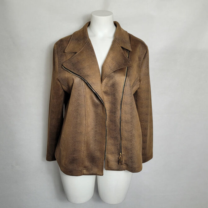 Blouson perfecto femme grande taille