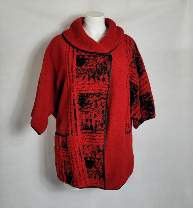 Cape laine femme originale femme ronde élégante