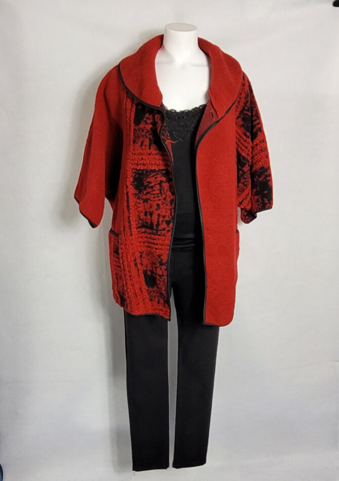 Cape laine femme hiver – Image 2