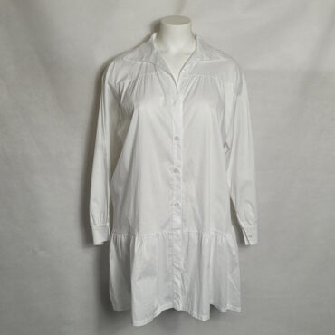 Chemise blanche grande taille femme ronde