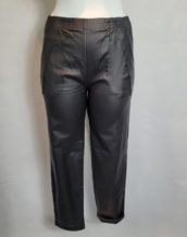 Pantalon enduit élégant femme grande taille