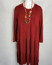Robe pull mi longue tendance femme ronde