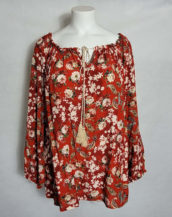 blouse florale tendance femme ronde chic
