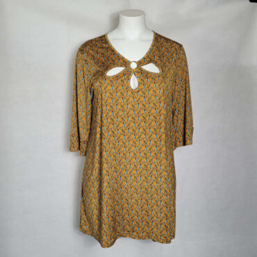 blouse imprimée originale femme grande taille