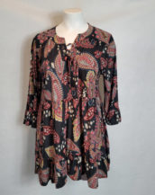 blouse imprimée originale femme ronde chic