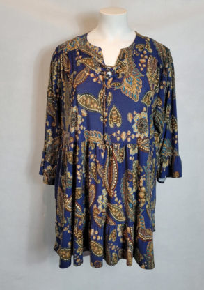 blouse imprimée tendance femme ronde chic