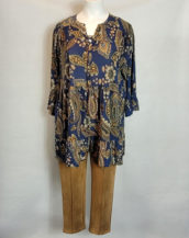 blouse imprimée tendance femme ronde chic
