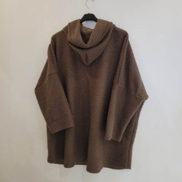 manteau capuche laine femme​ court