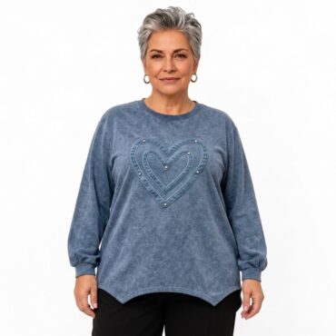 pull sweat en maille fine femme avec manches longues et col rond
